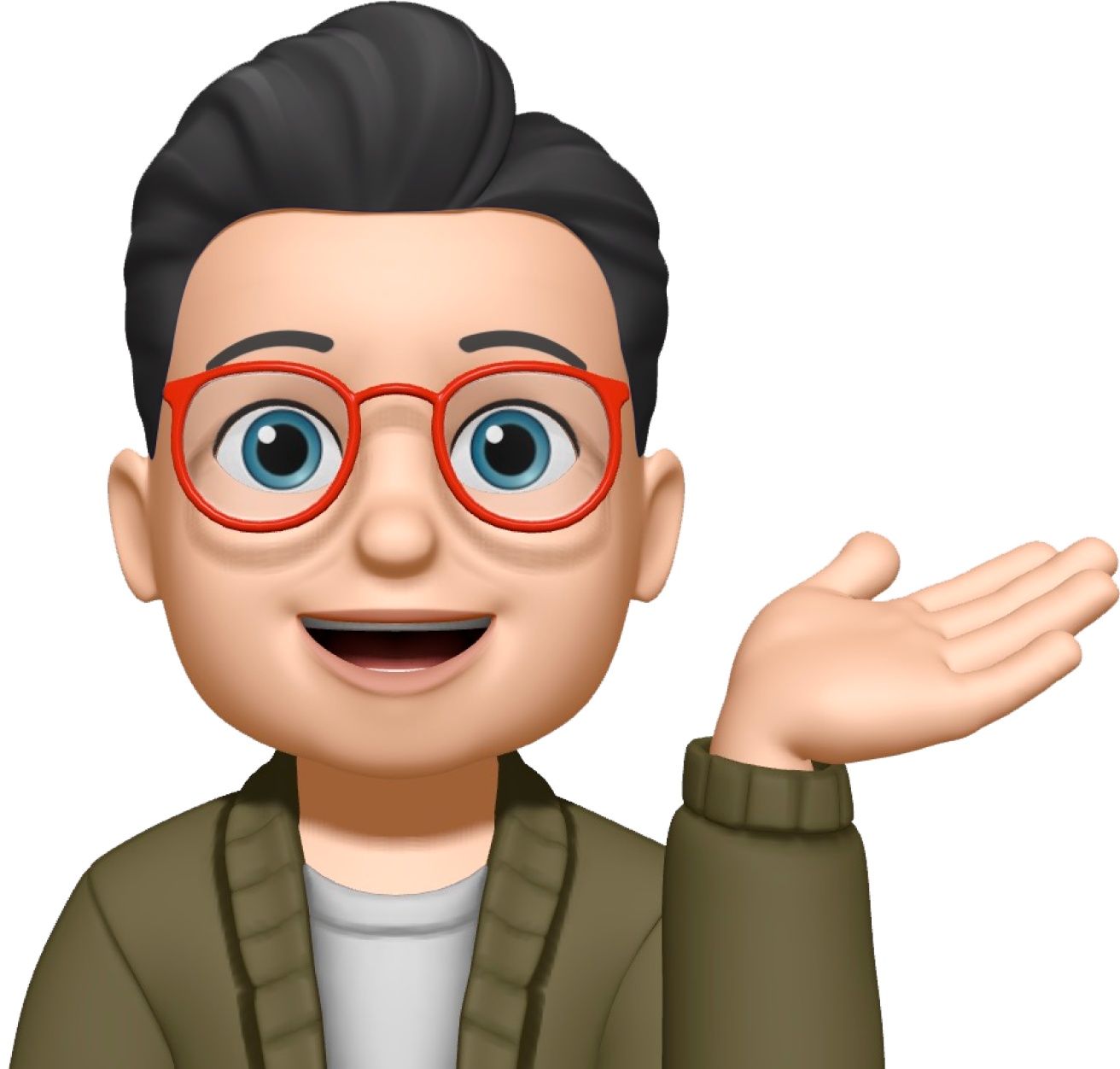 Мужчина в очках Memoji